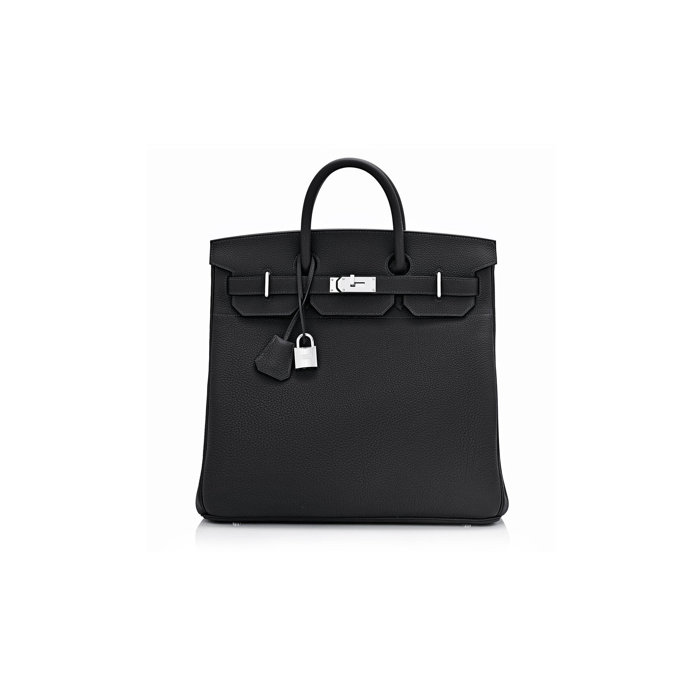 H**me5 HAC BIRKIN 40 BLACK TOGO PALLADIUM BAG (40*38*24cm) Master Quality